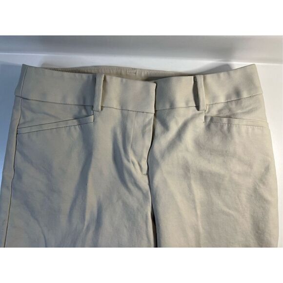 Loft Riviera Slim Pants In Doubleweave Simple Khaki Women’s 4 - Picture 6 of 7